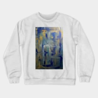 mixing my favorite colors on this painting and loved the end result Crewneck Sweatshirt